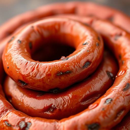 Picture of Boerewors, a type of sausage which originated in South Africa