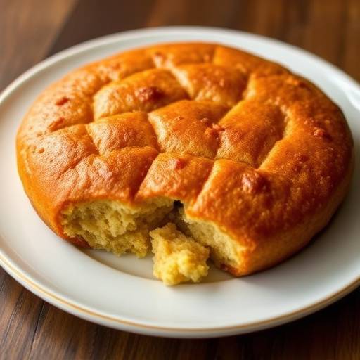 Several golden brown vetkoek displayed on a plate